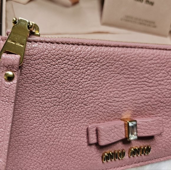 Miu Miu Pink Card Holder *Brand New* - Picture 5 of 9